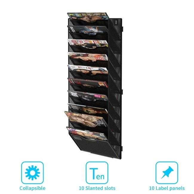 metal wall document holder
