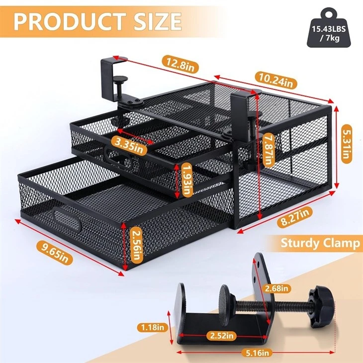 under desk storage organizer